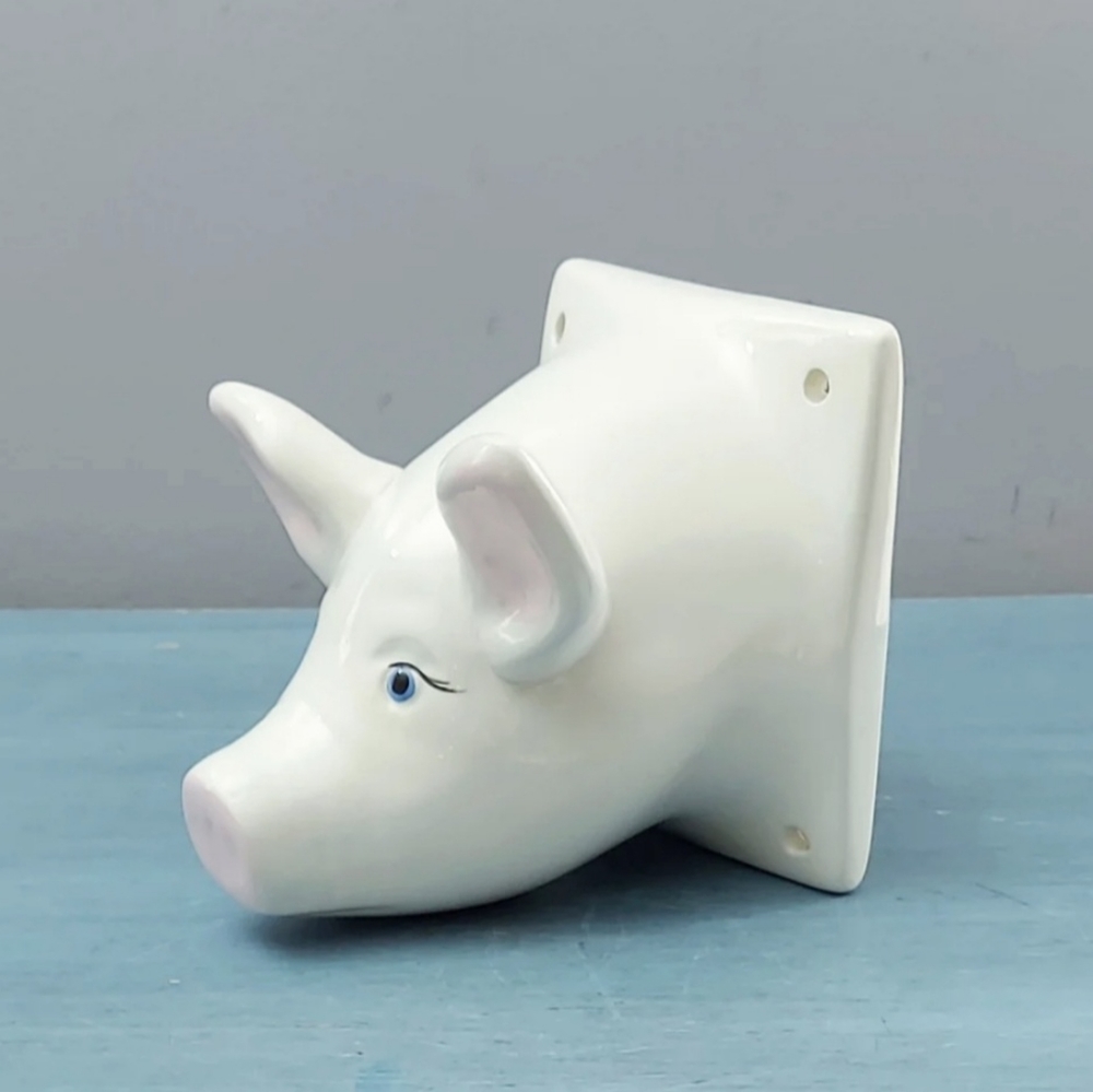 Vintage Ceramic Pig Bust - Picture 5 of 7